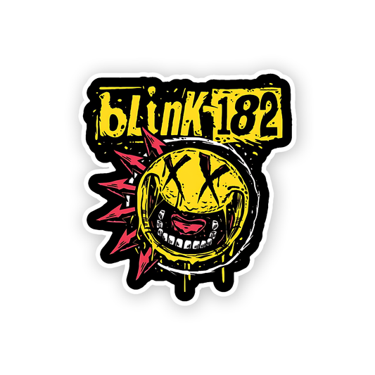 Blink 182 Smiley Sticker
