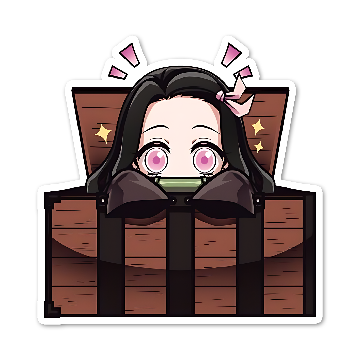 Nezuko kamado v2 from Demon slayer Sricker
