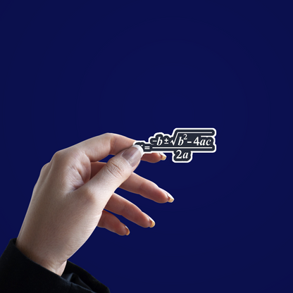 Quadratic Formula Sticker