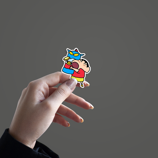Shinchan with Action Kamin toy Sticker