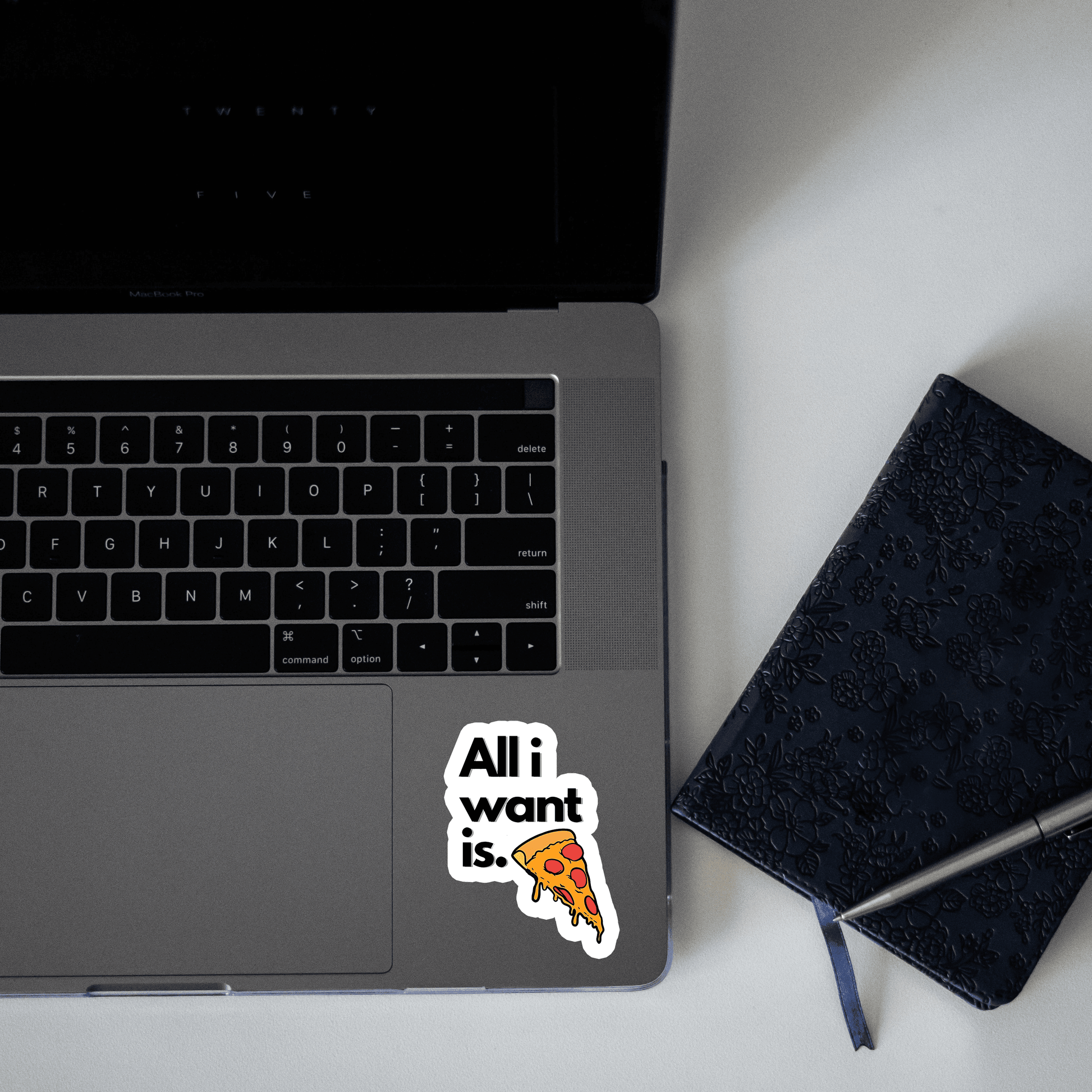 All I Want is Pizza Sticker - sticckiz.com