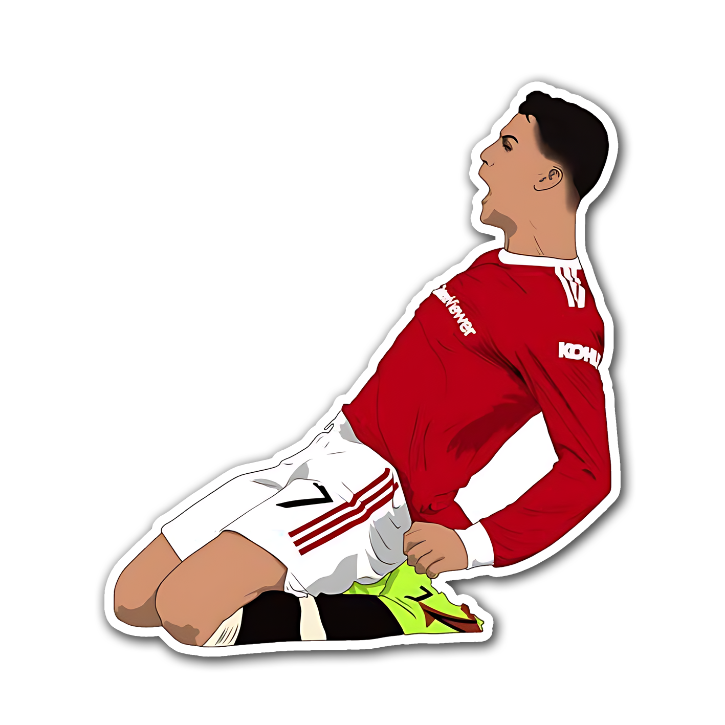 Christiano Ronaldo winning pose Sticker