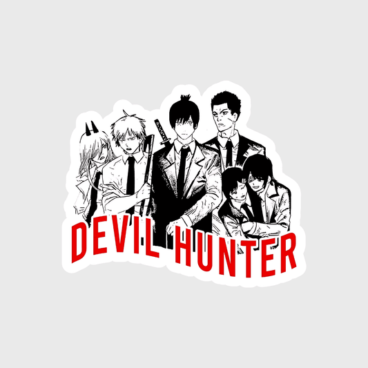 Devil hunter sticker - sticckiz.com