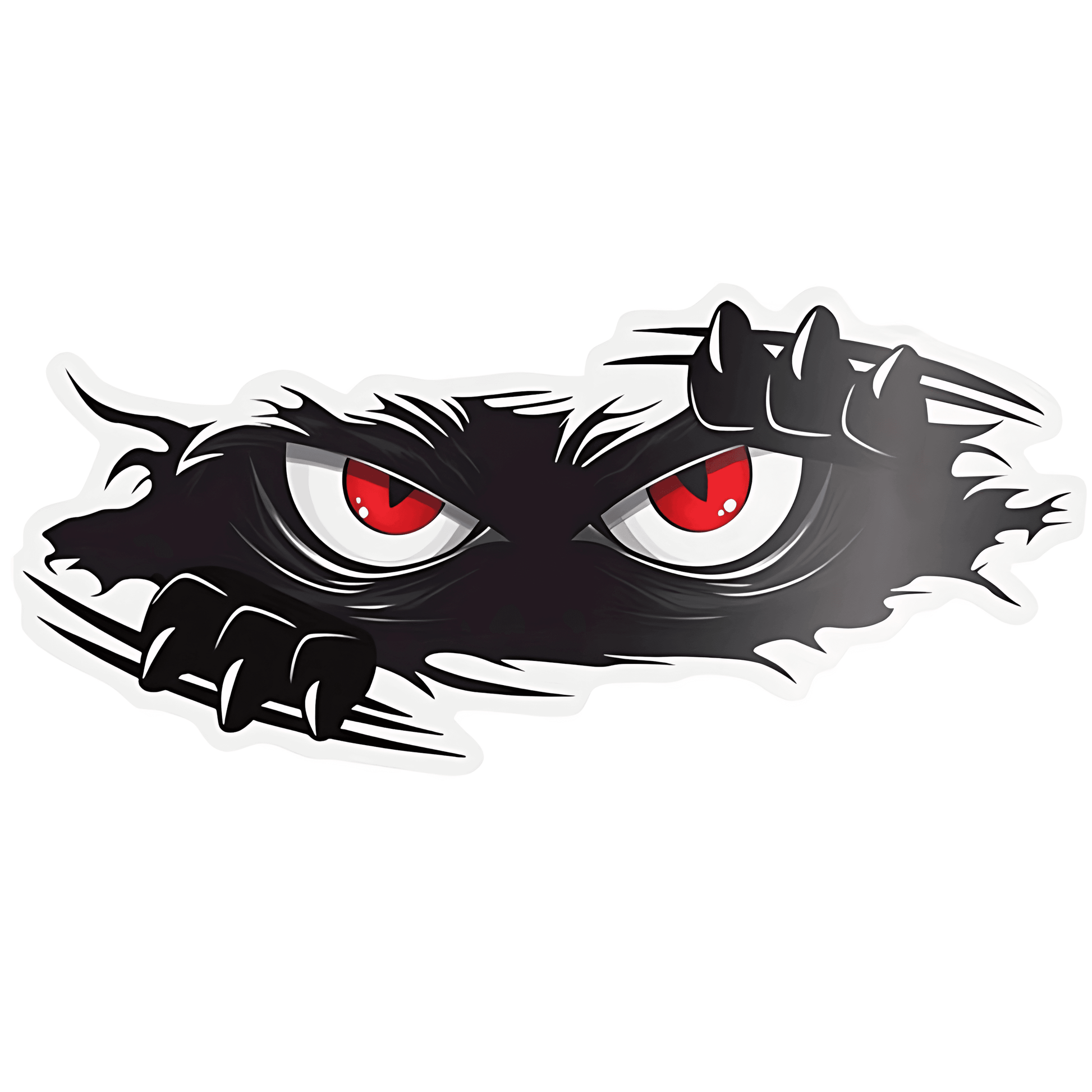 Peeking Monster Car Decals Sticker - sticckiz.com