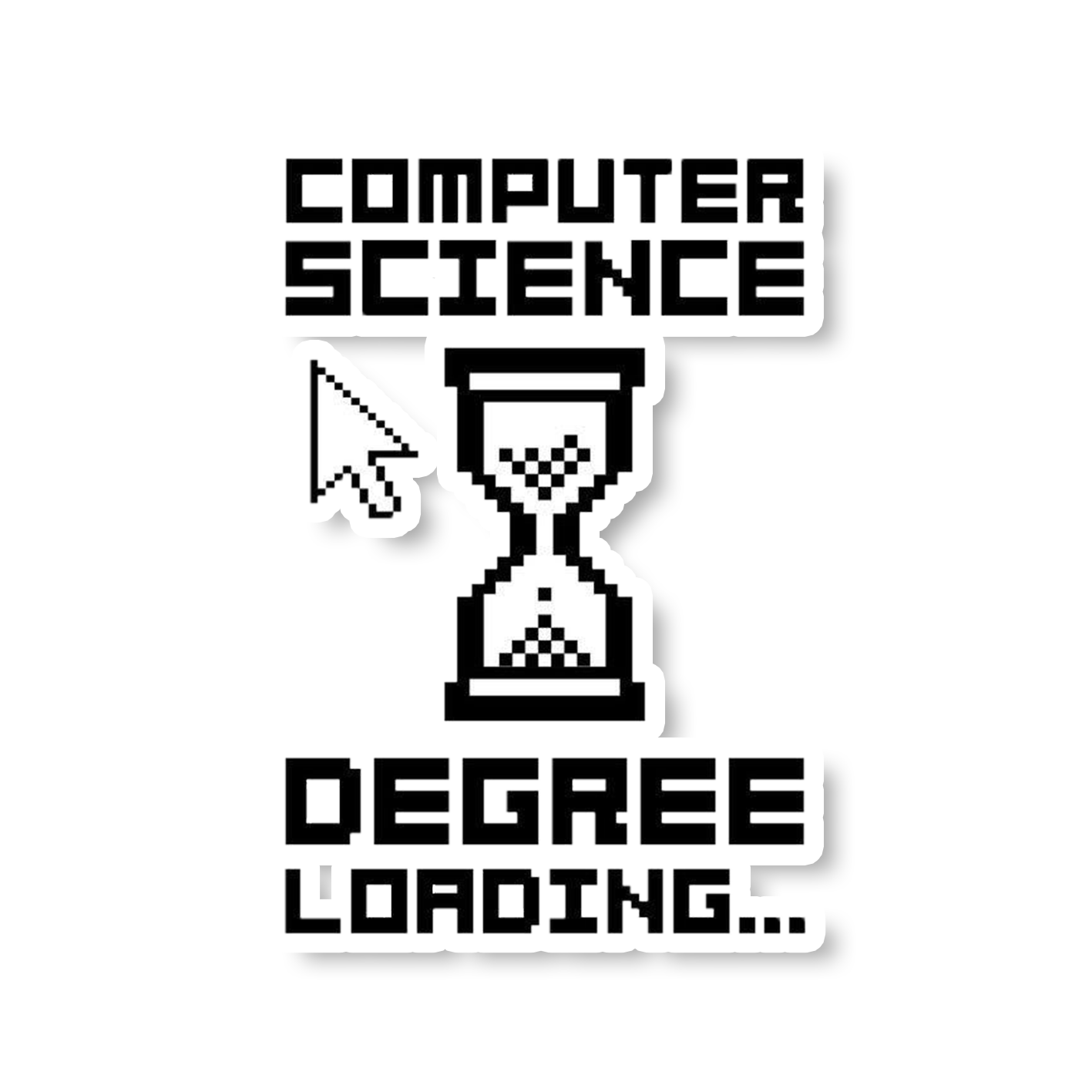 Computer Science Degree loading... Sticker – sticckiz.com