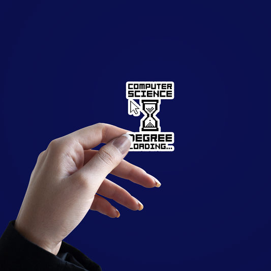 Computer Science Degree loading... Sticker