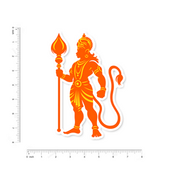 Hanuman Ji v3 Bumper Sticker