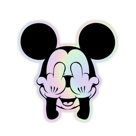Micky Mouse Holographic Sticker - sticckiz.com