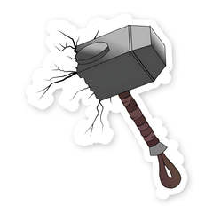 Hammer Sticker