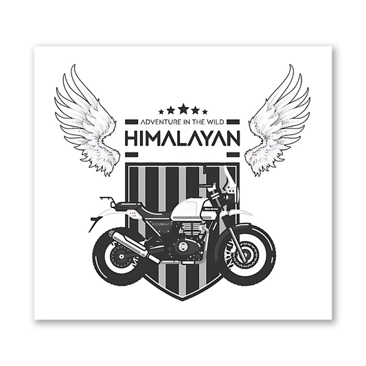 Himalayan Motorcycle Sticker