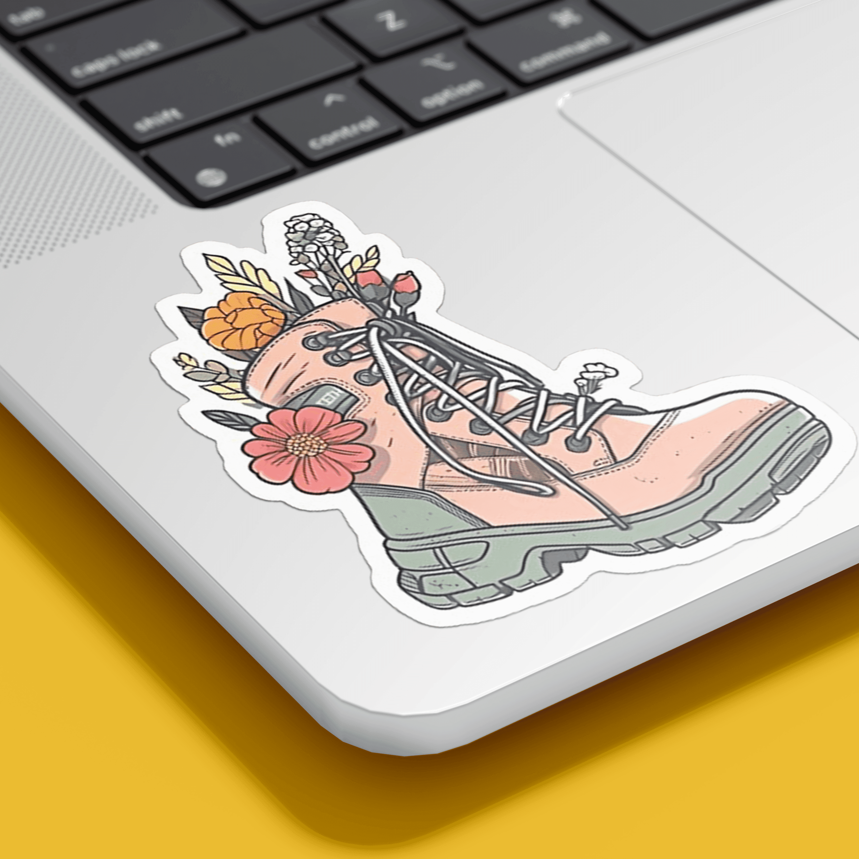 Hiking Boots Sticker - sticckiz.com