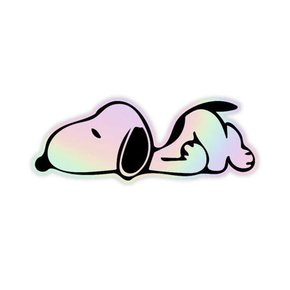 Snoopy Holographic Sticker - sticckiz.com