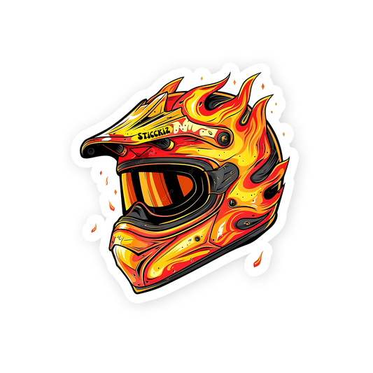 Capacete De Trilha De Motocross Helmet Sticker