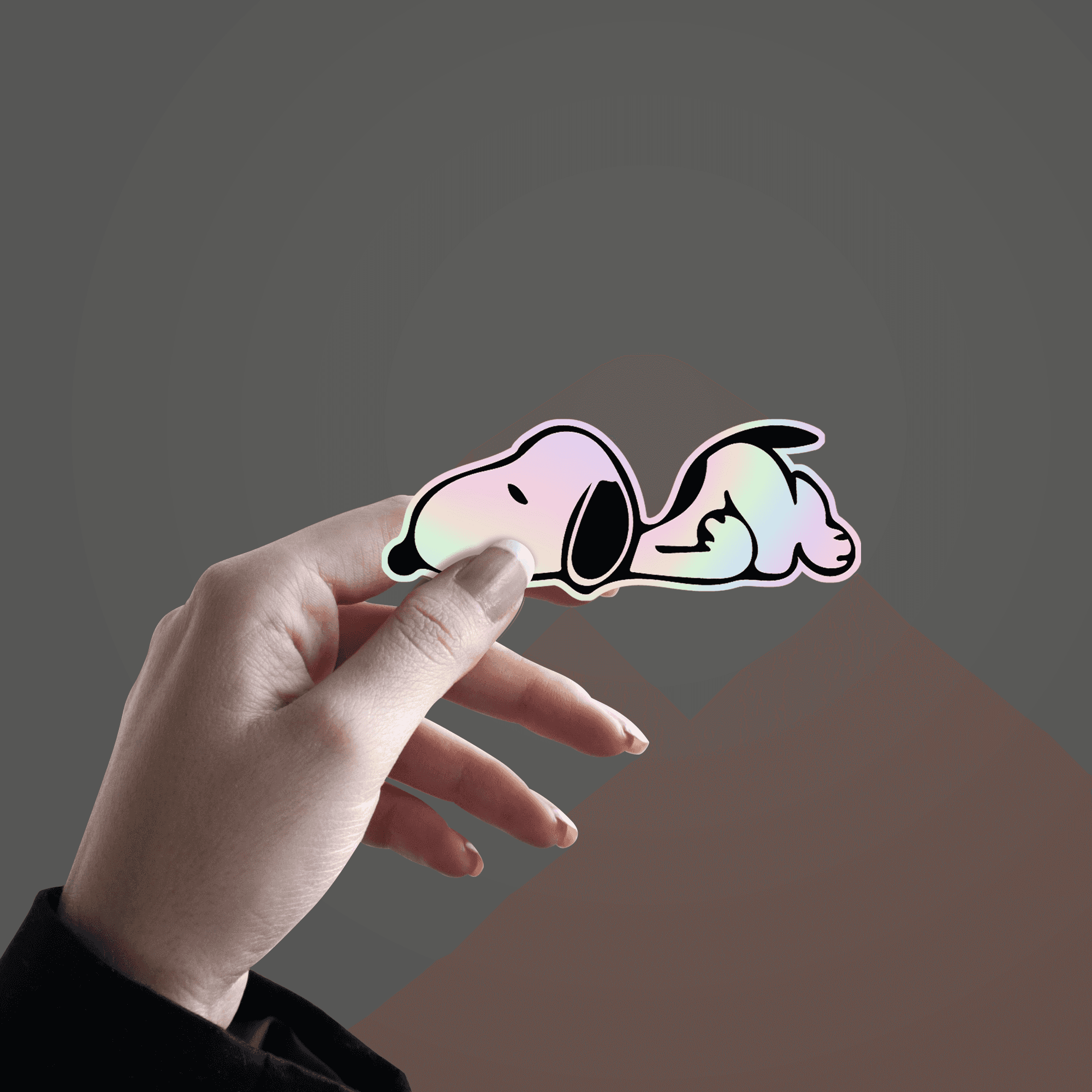 Snoopy Holographic Sticker - sticckiz.com