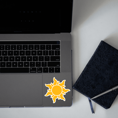 Tangled Kingdom Sun Sticker - sticckiz.com