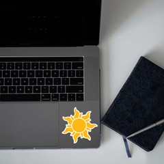 Tangled Kingdom Sun Sticker - sticckiz.com