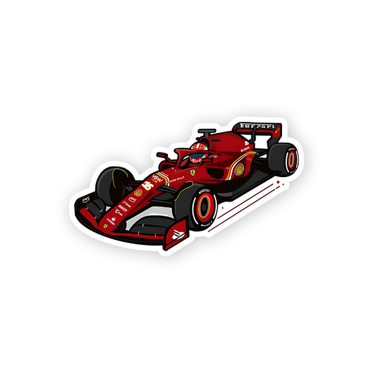 Charlles Leclerc F1 car Sticker
