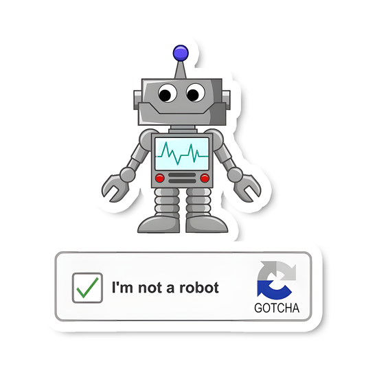 I'm not a Robot Sticker