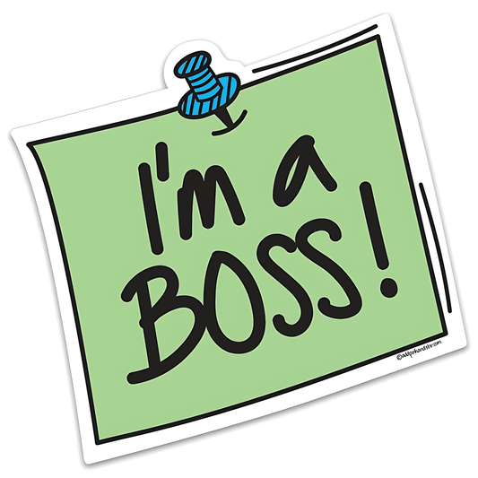 I'm a Boss sticker - sticckiz.com