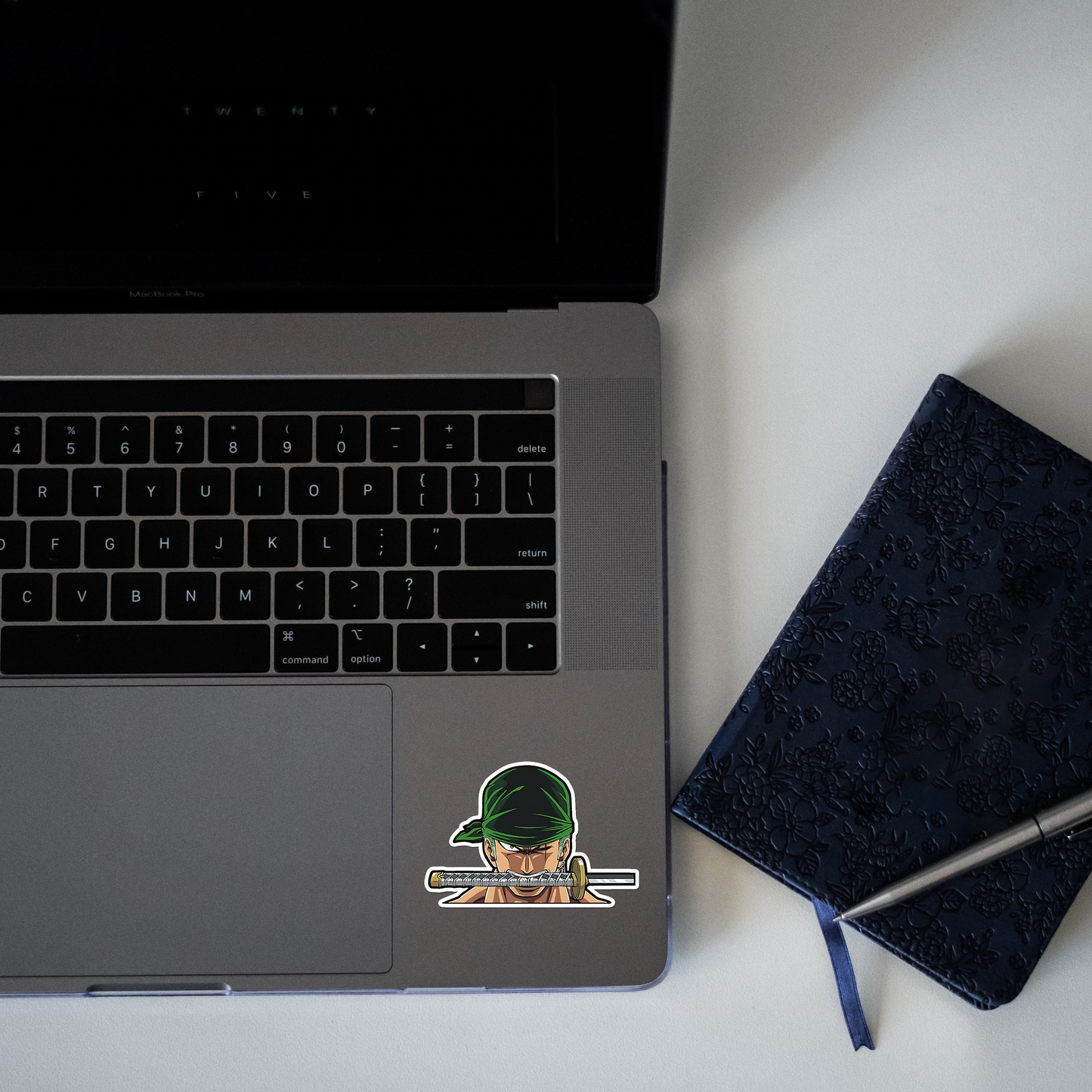 NIUBIPRO One Piece Zoro peeking anime Sticker