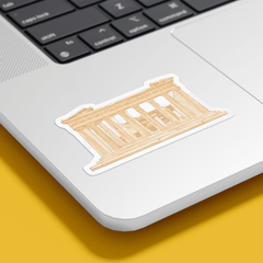 Greek Parthenon Sticker - sticckiz.com