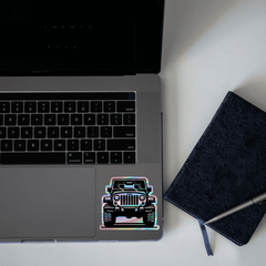 Jeep Holographic Sticker - sticckiz.com