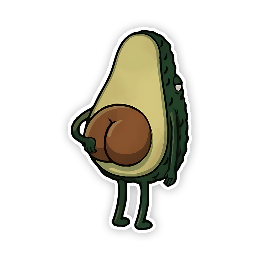 Avacado Funny Animated Sticker – sticckiz.com
