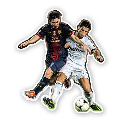 Football Player running with ball Sticker