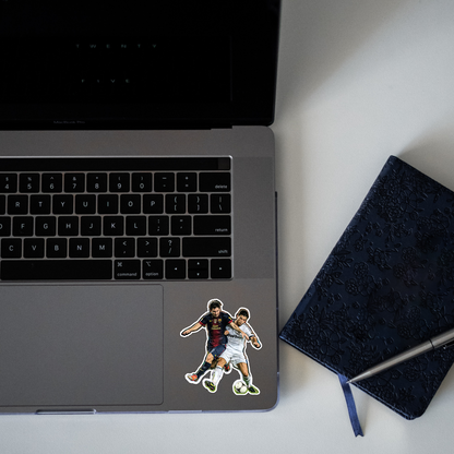 Football Player running with ball Sticker