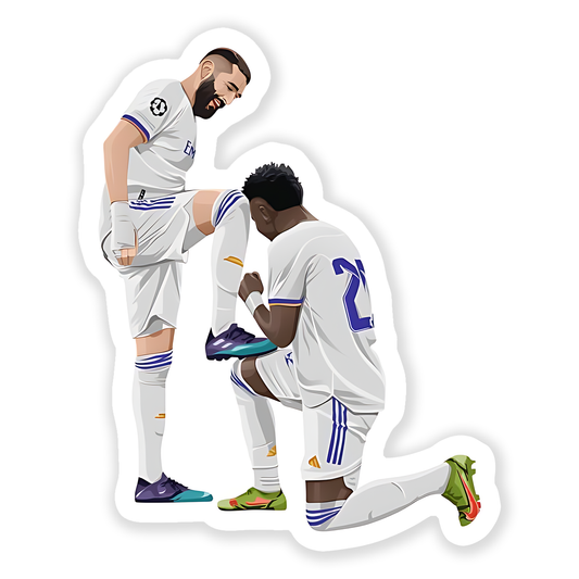 Karim Benzema & Vinicius junior Sticker