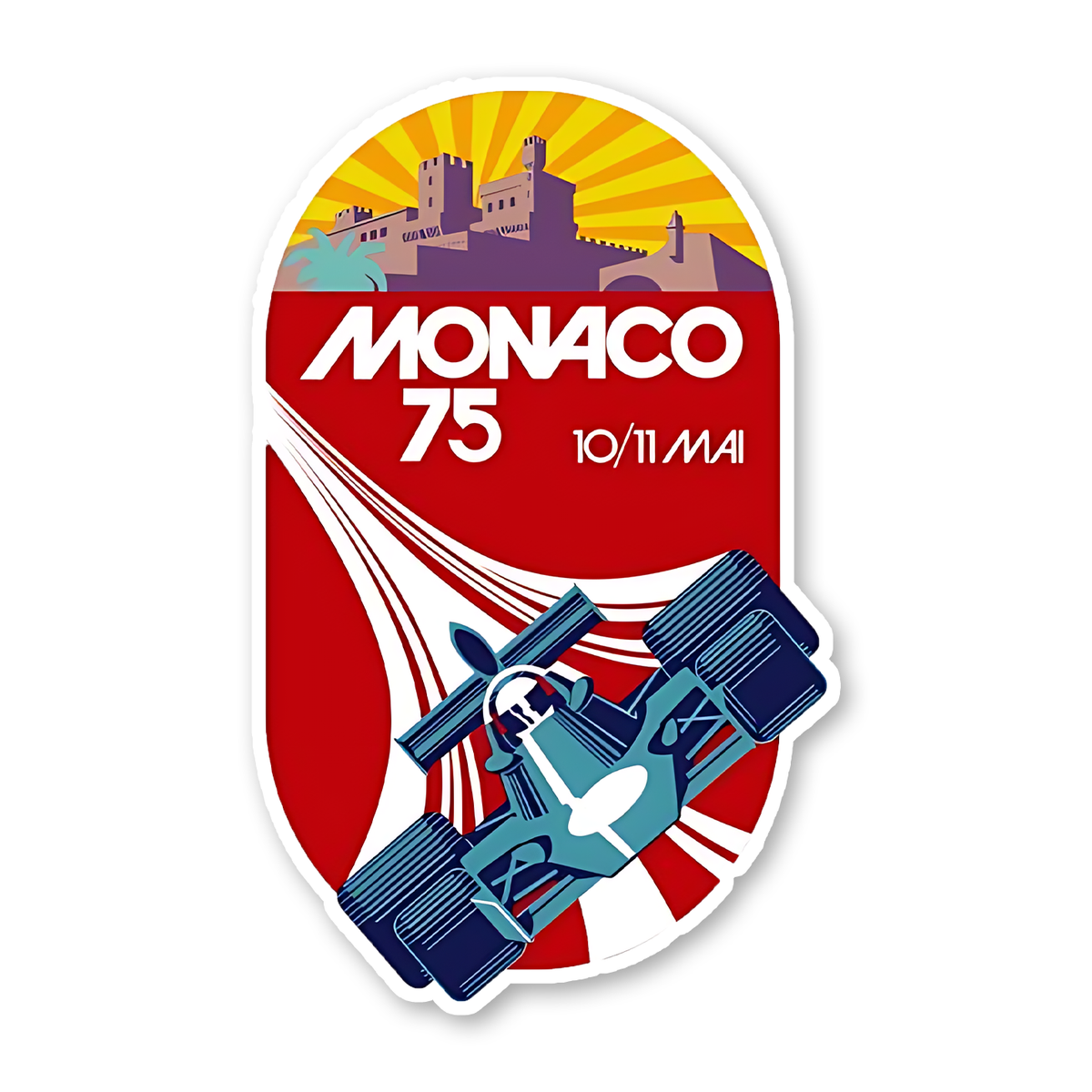 Monaco Sticker