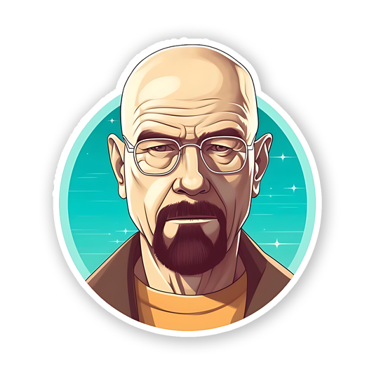 Walter White from the television series Breaking Bad Sticker