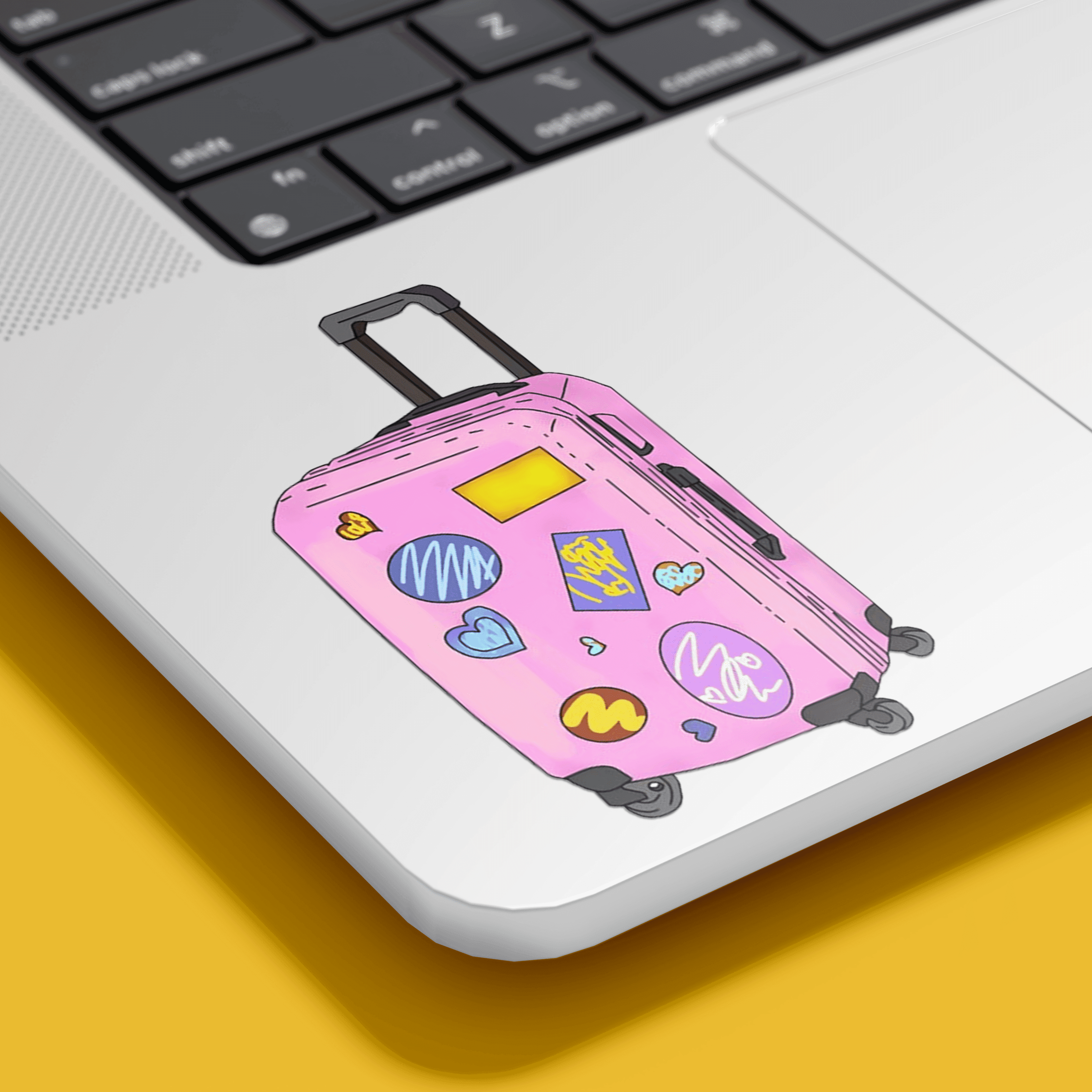 Pink Bag Sticker - sticckiz.com