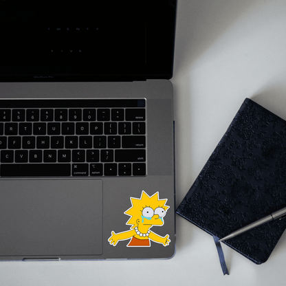 Lisa Simpson Crying Sticker - sticckiz.com
