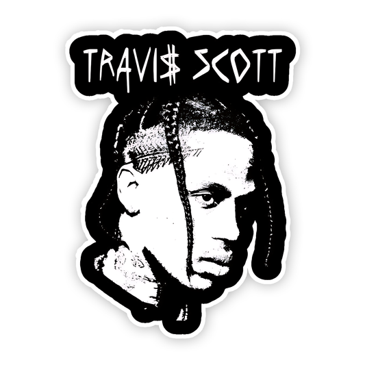 Travis Scott Singer Sticker