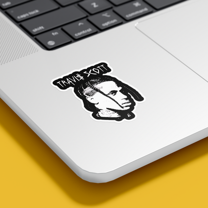 Travis Scott Singer Sticker