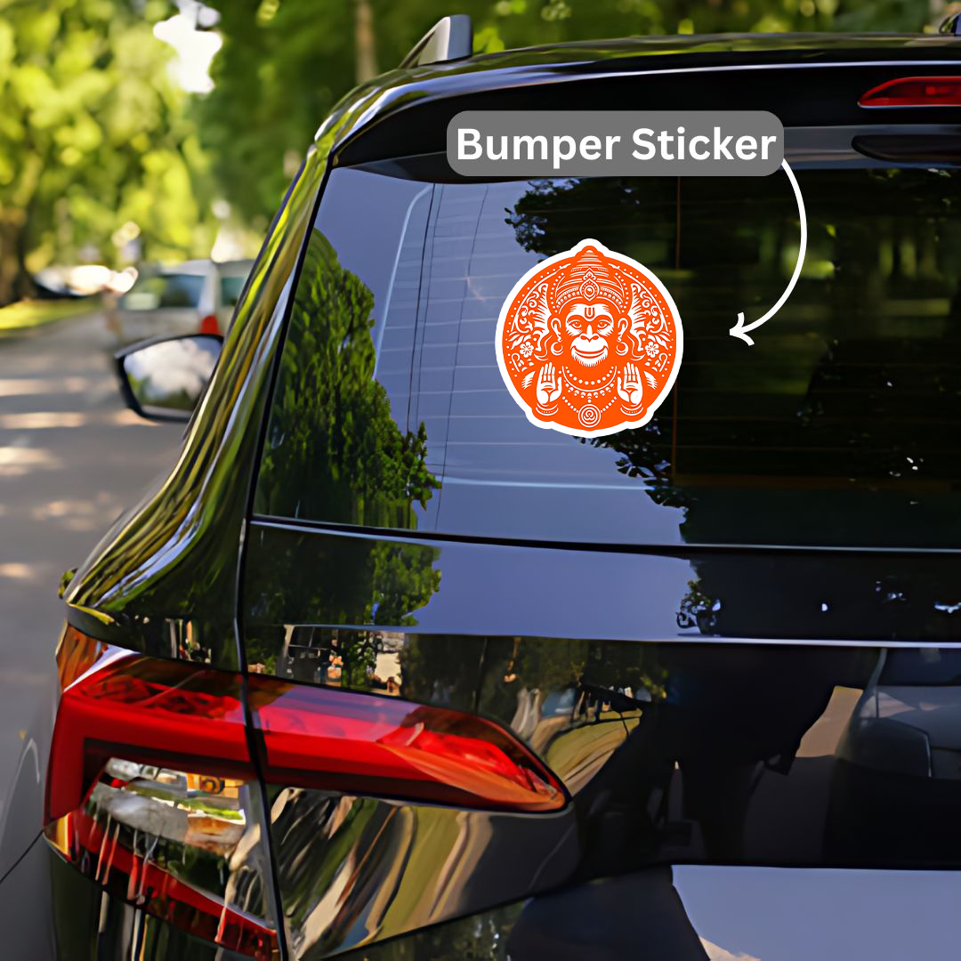 Lord Hanuman ji Bumper Sticker