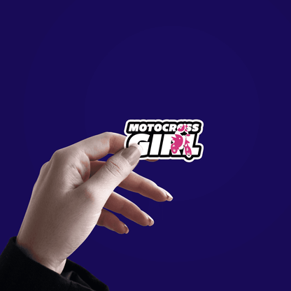 Motocross Girl Sticker - sticckiz.com