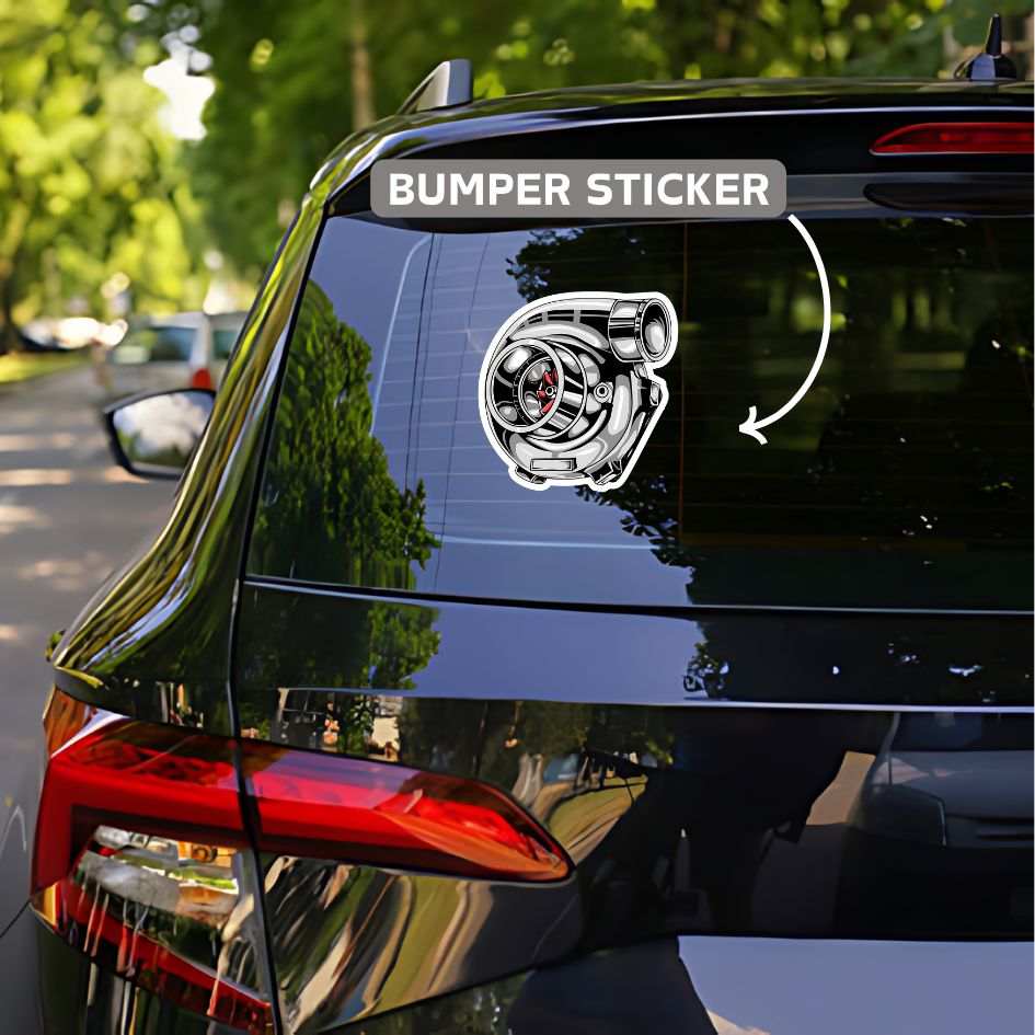 car exhaust bumper sticker - sticckiz.com