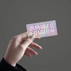 Limited edition Holographic Sticker - sticckiz.com