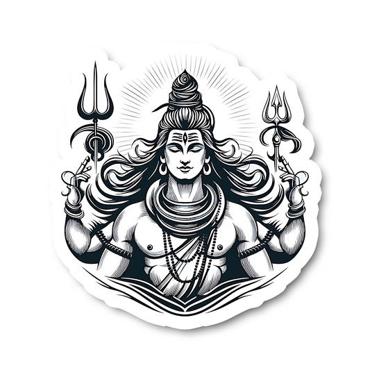 Lord Shiva Bumper Sticker