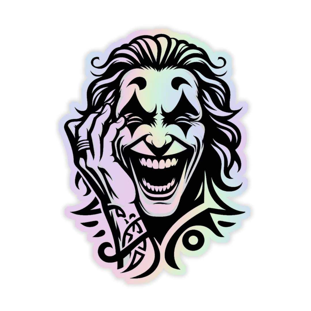Joker Holographic Sticker - sticckiz.com