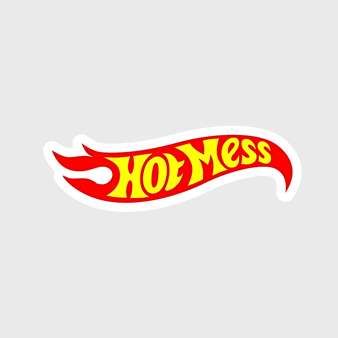 hotmess sticker - sticckiz.com
