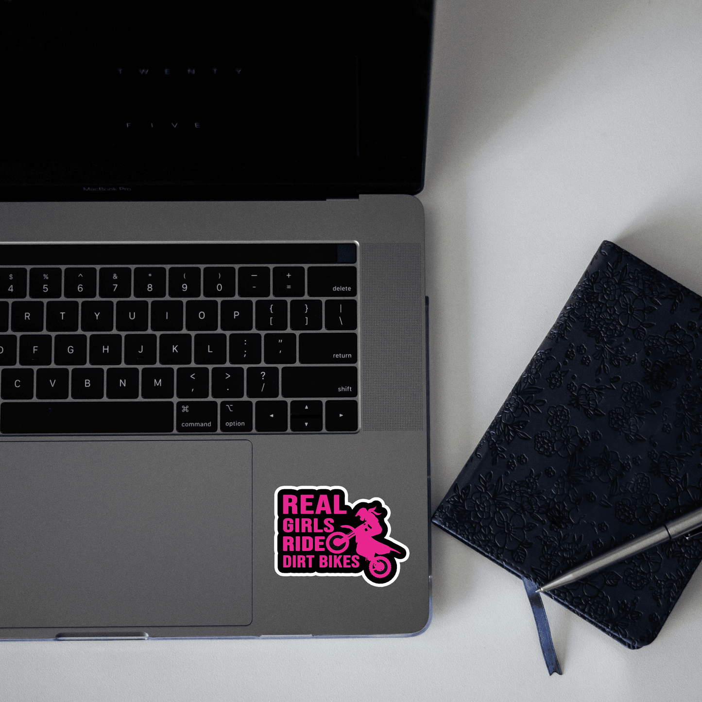 Real Girls Ride Dirt Bikes Sticker - sticckiz.com