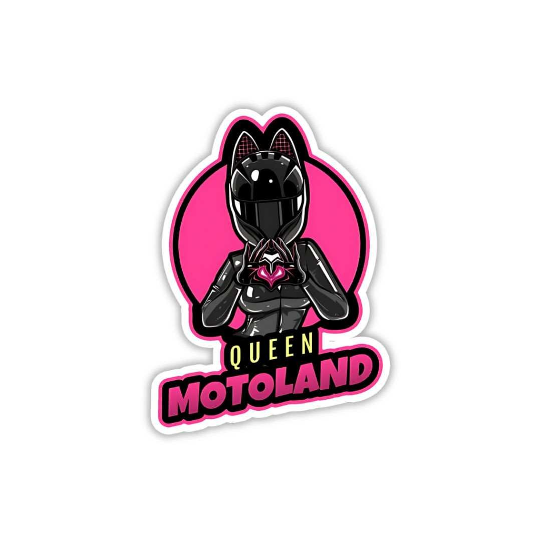 Queen Motoland Sticker - sticckiz.com
