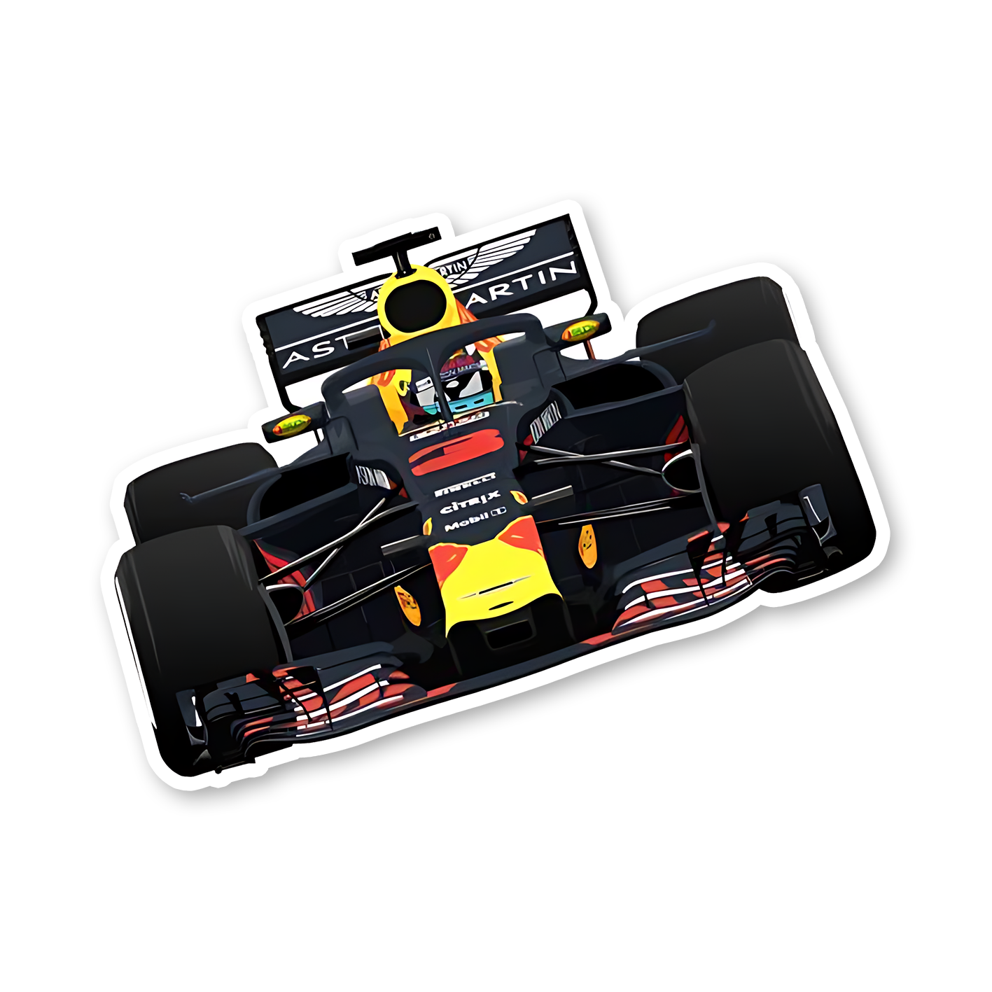 Formula Car recing Sticker