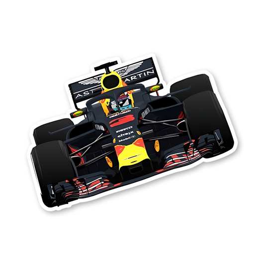 Formula Car recing Sticker