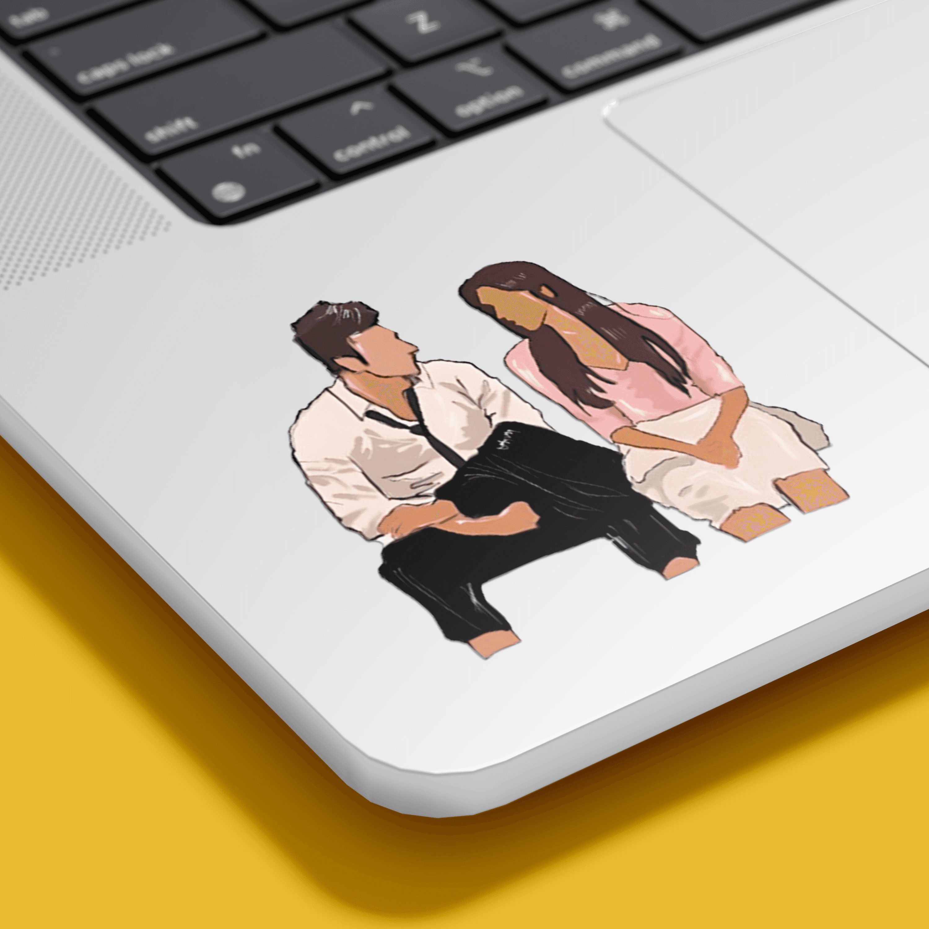 Bunny And Naina Sticker - sticckiz.com