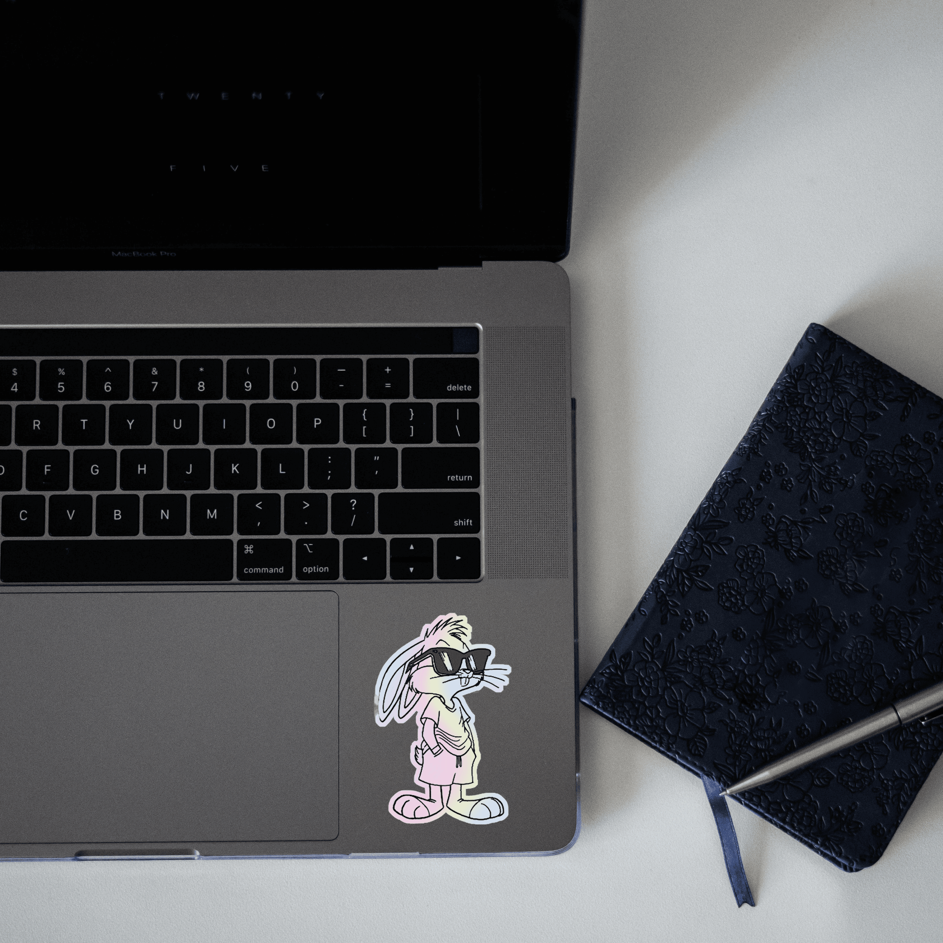 Bunny Holographic Sticker - sticckiz.com
