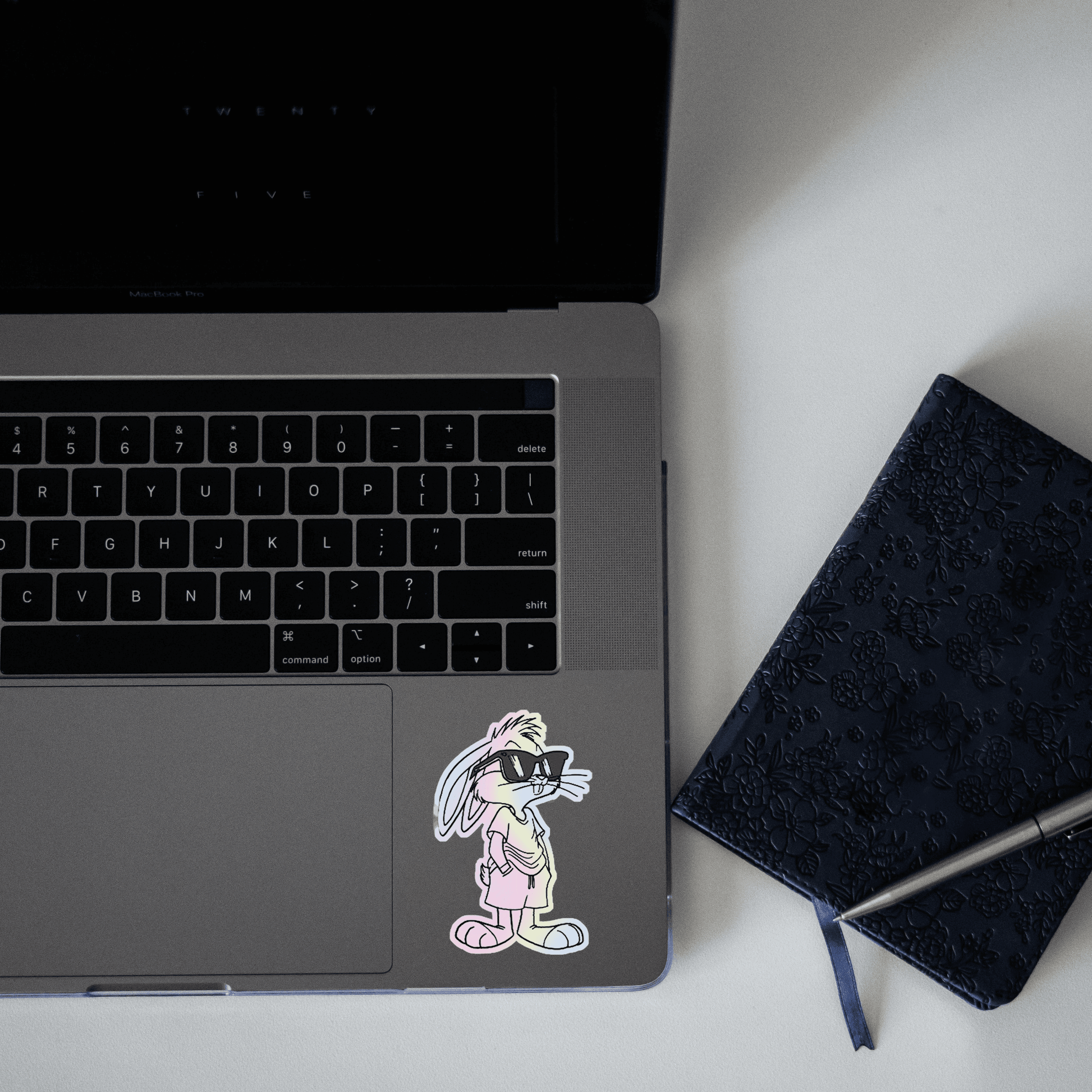 Bunny Holographic Sticker - sticckiz.com